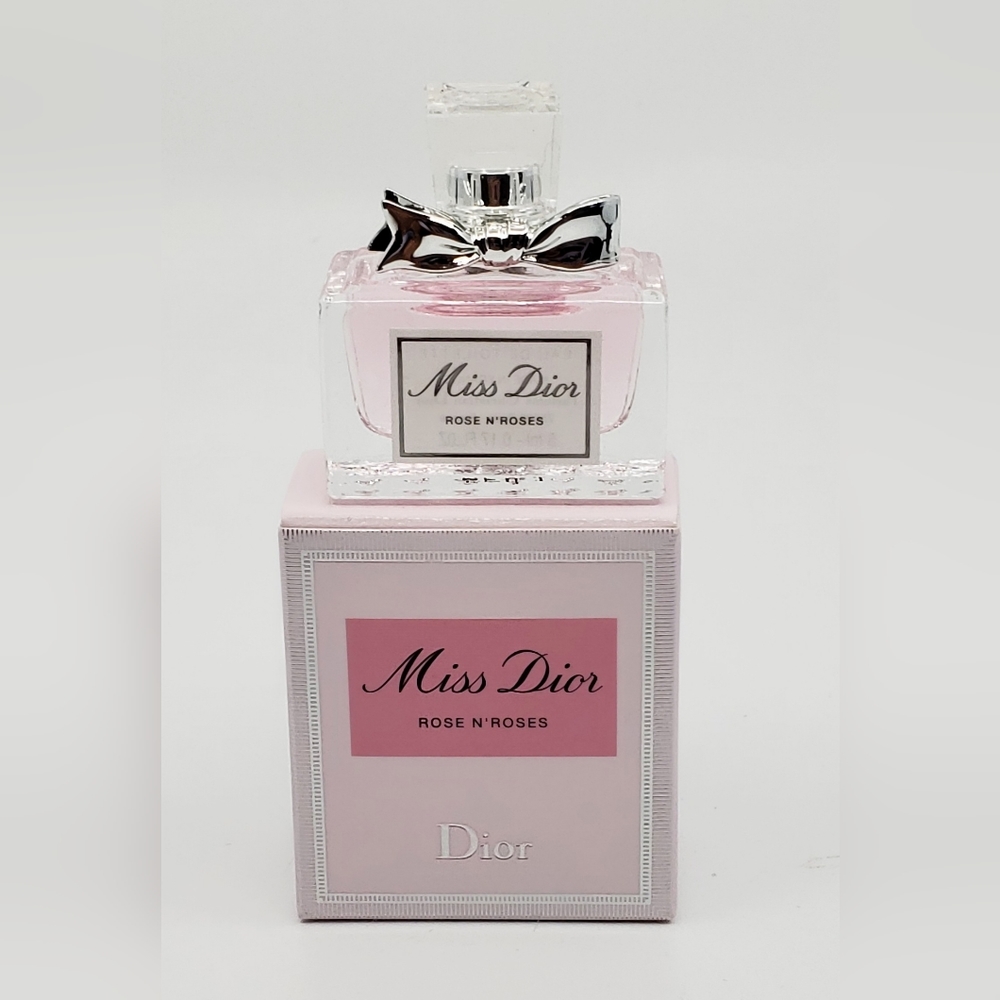 Dior Miss Dior Rose N'Roses Perfume - Light Pink Bottle with Silver Bow